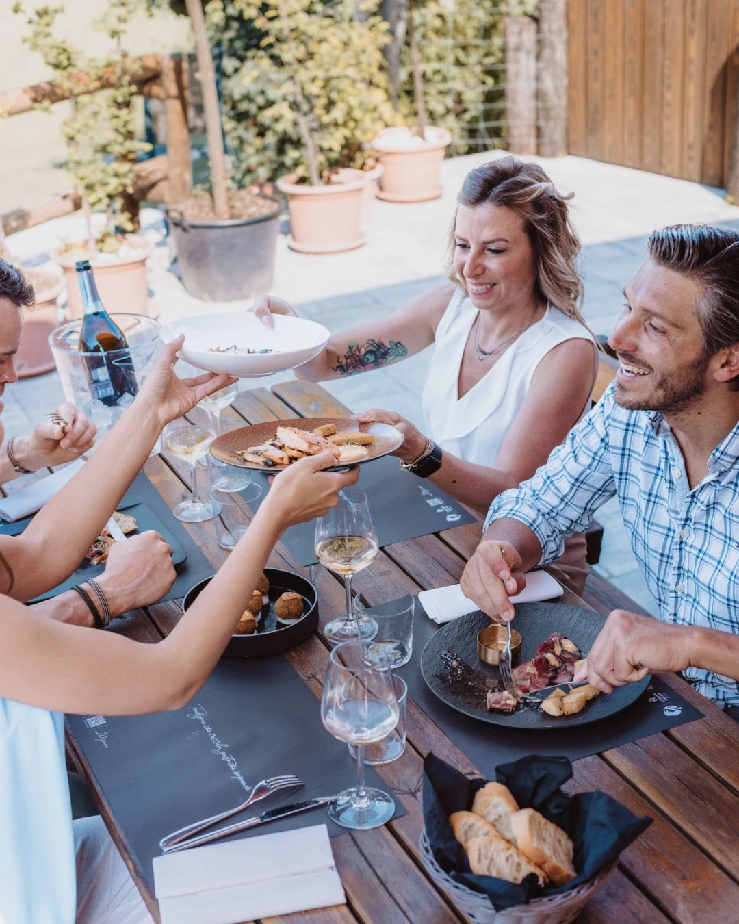 Ristorante all'aperto sul Monte Grappa | Garden Relais