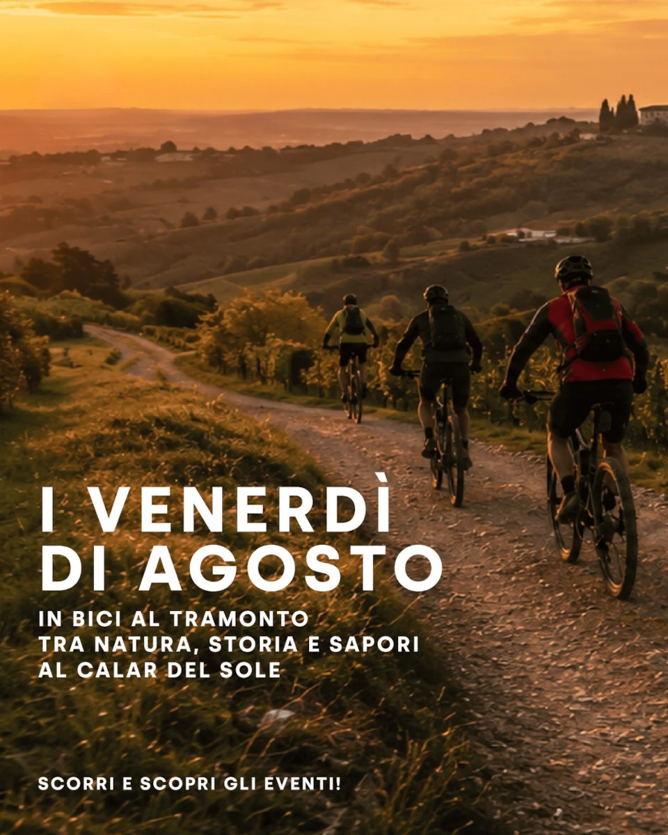 Bike al tramonto: scopri il territorio pedalando al calar del sole